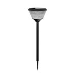 DYLECT® Luxe Decorative Solar Light for Garden Outdoor, Balcony, Terrace, Multi Color LED, IP65 Waterproof, Wireless Remote, Solar Spike Light/Pathway Light- Ground Mount, Auto On-Off (Pyramid Shape)
