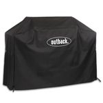 Outback Vented Cover 4 Burner Meteor/Jupiter/Apollo/Saturn (OUT371065), Black