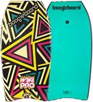 Wham-O Boogieboard Wiki Pro 41.5" - Durable, Light Weight EPS Core with Smooth Top & Slick HDPE Bottom, Surfing Waves Ocean Summer Fun Beach Man & Woman Water Body Board (Triangle)