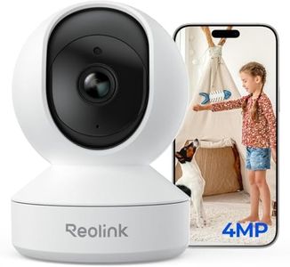 Reolink 4MP Indoor Camera 360° Pan/Tilt, Baby Monitor, Cry Detection, Privacy Mode, Person/Pet Tracking, Dog Cameras, 2-Way Audio, Night Vision, WiFi Home Security with APP, No Monthly Fee, E1