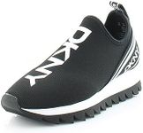 DKNY Women's Lightweight Slip on Fashion Sneaker,Black Abbi,7.5 UK
