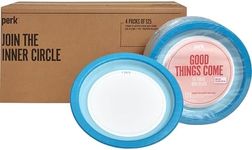 Perk Staples Paper Plates, 10 Inch,