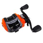 FLADEN Fishing - Warbird Baitcaster Reel - FLADEN Warbird Baitcaster Reel - Low Profile - Pre Spooled with 0.25mm braided line - Left Hand (11-9920), Black