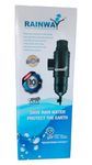 Rainway 110 Mm Rainwater Filter (Standard Size, Black), Activated Carbon