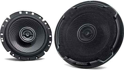 Kenwood KFC-PS1796 17cm 2-Way Coaxial Speakers | Surround Sound Car Speakers Polypropylene Diaphragm Woofer and Balanced Dome Tweeter