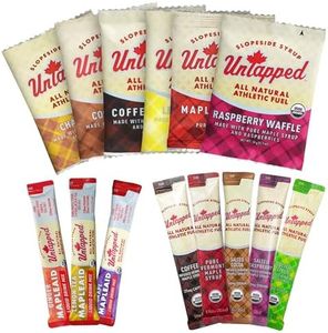 UnTapped Sample Pack - 14 Individually Wrapped Packets | Includes All-Natural Maple Syrup, Vegan Stroopwafels & Hydration Mixes | Assorted Pack for Sustained Energy & Recovery | USDA Organic Certified