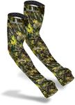 FARMER'S DEFENSE Gardening Arm Sleeves|UV Cooling Protective Sleeve Women & Men|Anti-Scratch Cover Sun UPF Outdoor Protection - Green Hunter Camo - XXL