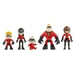 The Incredibles 2 Precool Figures Family 5-Pack Action, 3"