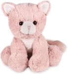 Bearington Mew Mew The Pink Kitty Stuffed Animal Plush, 10.5 Inch Stuffed Animal