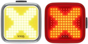 Knog Blinder Twinpack X Unisex Adult's Front and Rear Light Kit, Black, One Size