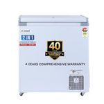 Rockwell 250SDU Deep Freezer – Single Door, 4 Star Energy Saving, Fast Cooling, Convertible Freezer/Cooler Chest Freezer, Low Power Consumption, 4 Year Warranty