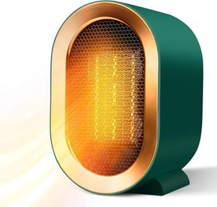 RAMNATH Room Heater for Bedroom, 1200 watt mini heater for office under desk table quiet handy 300 sq ft air heat, Small Electric Fan Heater for Home Office Bedroom - Multicolor.