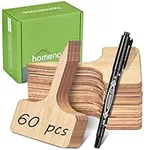 Homenote Bamboo Plant Labels 60Pcs 