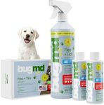 BugMD Flea and Tick Concentrate (3.7 oz, 2 Pack) - Essential Oil-Powered Formula, Controls Fleas, Ticks, Mites in Dogs and Other Furred Animals, Spray on Pet Beds, Kennels