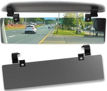 Glare Guard Polarized Car Sun Visor Extender, Anti-Glare Sun Visor Extension for Car Protects Glare/UV Rays, Car Visor Extender Sun Blocker Universal 14 x 3.25 Blocker for Cars, Trucks & SUVs,USA Made