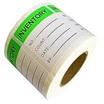 Top label 1.8x2 Inch Inventory Label,Inventory organizer Stickers,Inventory Control Labels,500 Pcs,Green,1.8x2 Inch