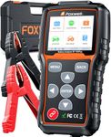 FOXWELL BT705 Plus Car Battery Tester 12V 24V Automotive, 100-2000CCA Battery Load Tester Digital Battery Analyzer Charging System Alternator Analyzer Cranking Checker for Heavy Duty Truck Marine RV