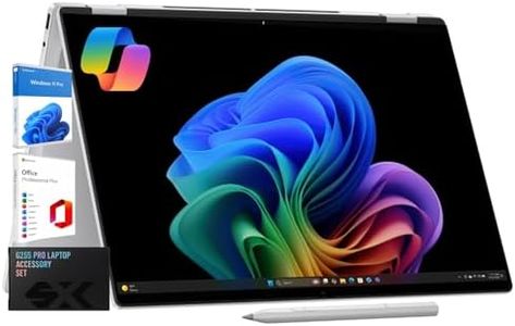 HP OmniBook 7 Flip 2-in-1 Laptop - Intel Core Ultra 7 258V - 16" 3K OLED Touchscreen - AI Copilot+ PC - Wi-Fi7, 5MP IR Camera, Backlit KB - Windows 11 Pro, Office Pro Lifetime, (32GB DDR5 | 2TB SSD)
