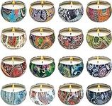 16 Pack Scented Candles,2.5 oz Port