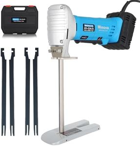 Brushless Foam Rubber Cutter 8” Kit, Cutting of All Densities of Foam Rubber, upholstery foam cushion & Flexible Plastic Foam, Heavy-Duty Cutting Tool