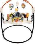 Fisher-Price Jumperoo Baby Activity Center and Interactive Bouncer with Lights Sounds and Music, Palm Paradise