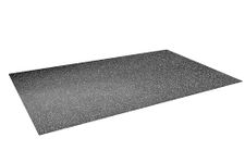 Rubber King Premium Large Exercise Mat - 4' x 6' x 7mm - 100% Recycled Rubber Mat for Home Gym Flooring, Non-Slip, Low-Odor Durable Multi-Purpose Workout Mat Indoor/Outdoor, Shoe-Friendly - Grey