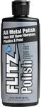 Flitz Multi-Purpose Polish and Cleaner Liquid for Metal, Plastic, Fiberglass, Aluminum, Jewelry, Sterling Silver: Great for Headlight Restoration + Rust Remover, 3.4 oz (Model: LQ 04535)