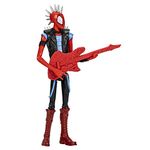 MARVEL Spider-Man: Across The Spider-Verse Spider-Punk Toy, 6-Inch-Scale Action Figure with Guitar Accessory, Toy for Kids Ages 4 and Up