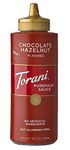 Torani Puremade Chocolate Hazelnut Squeeze Sauce, 16.5 Ounce Dark brown