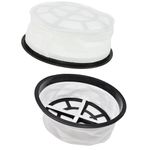 QUAILITAS Vacuum Cleaner Filter [2 x 12”] Numatic Henry Hetty Vacuum Replacement Filter, Round, Cloth Filter for Hetty, James, Hoover – Vacuum Accessories