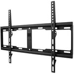 One For All TV Bracket – Fixed Wall Mount – Screen size 32-90 Inch - For All types of TVs (LED LCD Plasma) – Max Weight 100kgs – VESA 200x200 to 600x400 - Free Toolbox app – Black – WM4611