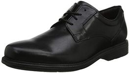 Rockport Men's Charlesroad Plaintoe Black Derbys, Black 002, 8.5 UK