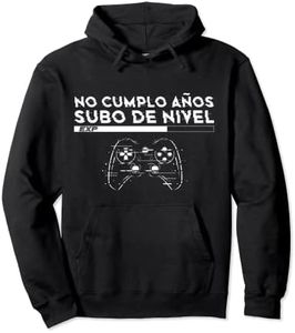 No Cumplo Años Subo De Nivel Divertido Gamer Cumpleaños Sudadera con Capucha