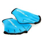 Speedo Unisex Aqua Gloves Webbed Swimming Gloves | Ressistance Training, Blue, L