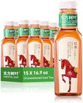 ORIENTAL LEAF Unsweetened Iced Tea – Bottled Black Tea, 16.9 FL oz bottles (Pack of 15), Brewed Tea Drinks, Sugar Free, 0 Calories