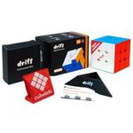 Cubelelo Drift 3M v2 3x3 Magnetic Speedcube | New & Improved Version with 48 Strong Magnets for Upgraded Stability | Better in-Hand Feel with Enhanced Performance | Perfect for Kids & Adults