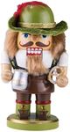 Clever Creations - Classic Wooden Nutcracker - Party/Christmas Decoration to Collect - Ideal on a Shelf/Table - 01-German