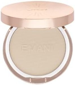 Emani Flawless Matte Powder Foundation – Mineral Compact Makeup for Sensitive Skin, Buildable Coverage, Shine Control, Long-Lasting Finish Up for Sensitive Skin and Oil Control, Ginger