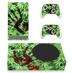 PlayVital Blood Handprint Weeds Custom Vinyl Skins for Xbox Series S, Wrap Decal Cover Stickers for Xbox Series S Console Controller