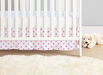 aden + anais Classic Crib Skirt, Fluro Pink