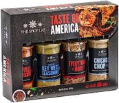 The Spice Lab Taste of America Spices and Seasonings Ultimate Grilling Set - Gift Kit for Cooking, Air Fryers & Men - Made in the USA