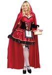 Dreamgirl Women's Plus-Size Little Red Riding Hood Costume, 3X/4X,