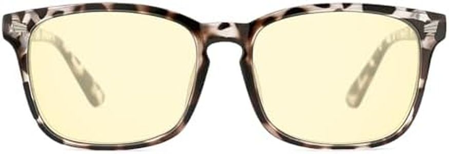 TIJN Gaming Glasses Blue Light Blocking Glasses for Women Men Nerd Eyeglasses Anti Eyestrain Anti UV Glare (Transparent(Gaming Glasses))