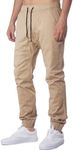 ITALYMORN Khaki Joggers for Men Ath