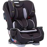 Graco SlimFit All-in-One Convertible Car Seat Group 0+/1/2/3 (Birth-12yrs Approx, 0-36 kg). Rearward facing until approx. 4yrs (18kg), Forward facing until approx. 12yrs (9-36kg), Black fashion