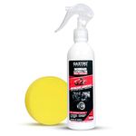 CAZERO Dashboard, Leather & Tyre Polish + Protectant a Anti-Bacterial | UV Protected | PH Balanced | Hydrophobic | product for dashboard, leather/rexine seats, vinyl, plastic, & rubber urfaces | 250ml