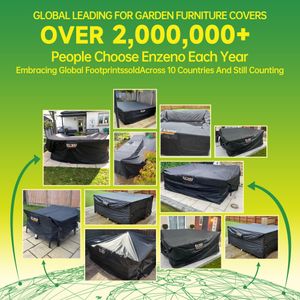 Enzeno Waterproof Garden Furniture Cover – 420D Heavy Duty Oxford, 180x120x74cm