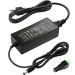 24V 6A Power Supply Adapter,100-240V AC to DC 24V 6A 144W Power Adapter 5.5mm x 2.1mm DC Output Jack 24V Volt AC Power Supply for 5050 3528 LED Strip Light LED Driver CCTV Security System (Upgrade)