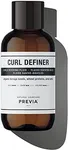 PREVIA Curl Defining Fluid - Natural Hydrating Leave In Conditioner For Curly Hair - Moisturize, Strengthen & Enhance Curls - Vegan & Organic