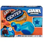 Giant Left Center Right, Classic Family Board Game with Big, Oversized Dice & Tokens for Kids and Adults Ages 6 and up